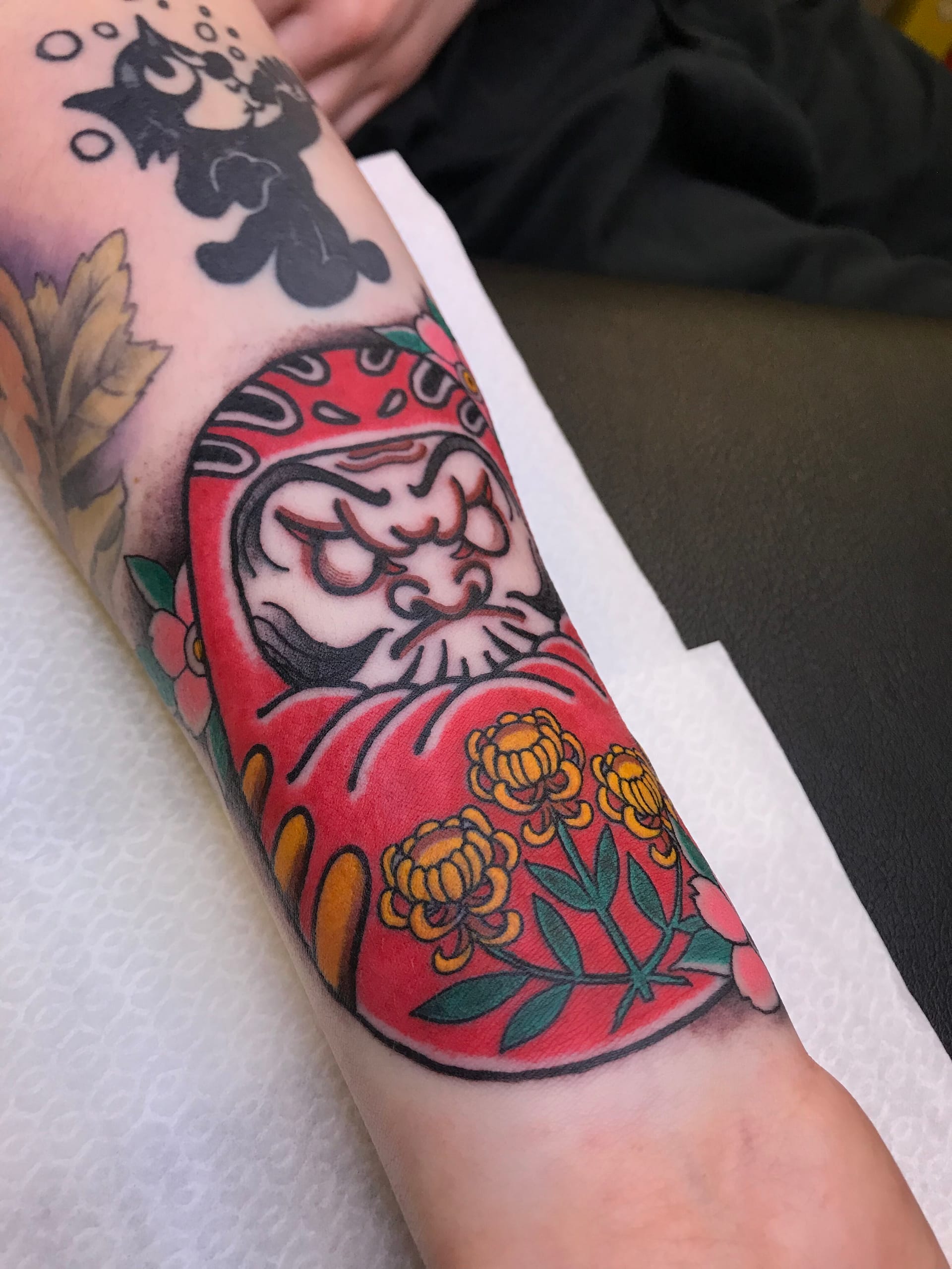 Japansk tatovering utført hos Timeless Tattoo Oslo