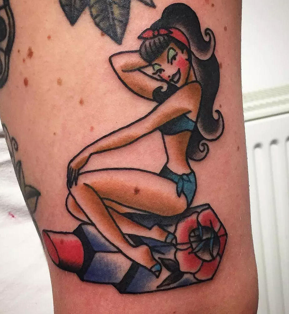 pinup tatovering